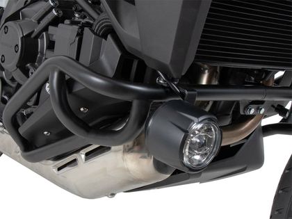 Pare-carter Hepco & Becker Kit d'adaptation pour montage feux origine sur les crash bar - noir Ref : HBE00665A / 42269537 00 01 HONDA 1100 NT 1100 - 2022 - 2024