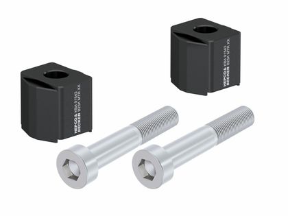 Rehausseur de guidon Hepco & Becker 25 mm - noir