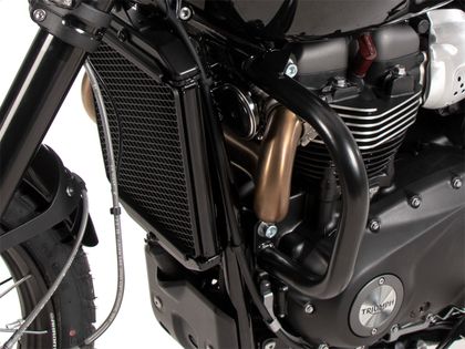 Pare-carter Hepco & Becker Crashbar - noir Ref : HBE01036A / 5017675 00 01 TRIUMPH 1200 SCRAMBLER 1200 XE - 2024 - 2025