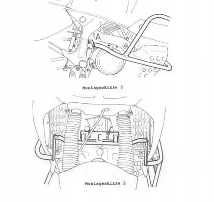 Pare-carter Hepco & Becker Crashbar - noir