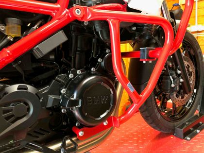 Pare-carter Hepco & Becker Crashbar - rouge