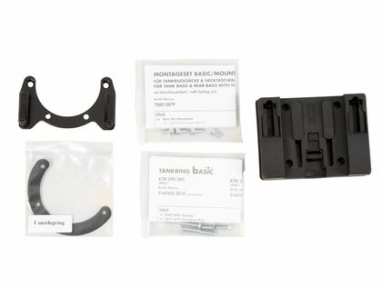 Anneau de réservoir Hepco & Becker Basic - noir Ref : HBE01269A / 5167601 00 01 KTM 390 390 ADVENTURE - 2020 - 2024