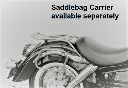 Porte Bagage Hepco & Becker Solorack - chrome Ref : HBE01317A / 600112 00 02 HONDA 1100 VT 1100 C3 SHADOW (SC39) - 1998 - 2001