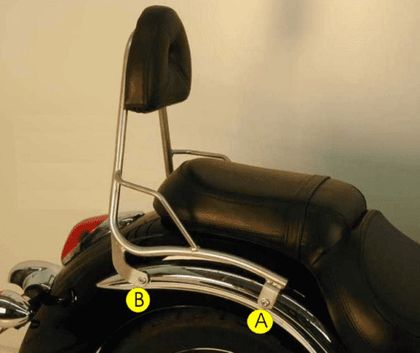Hepco & Becker - chrome Sissy bar Ref: HBE01326A / 600217 00 02 