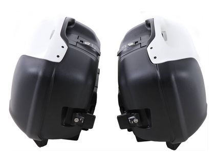 Hepco & Becker Journey 42 - capot blanc (la paire) - noir Zijkoffer Universeel