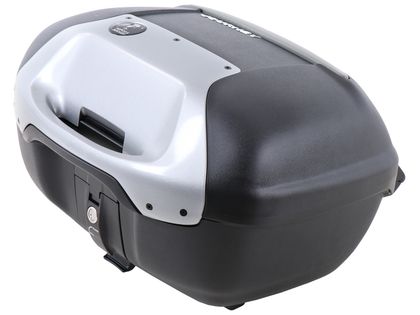 Hepco & Becker Journey 42 - capot argenté - noir Topkoffer Universeel