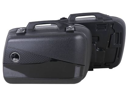Hepco & Becker Junior Flash noir 30 (la paire) - noir Zijkoffer Universeel