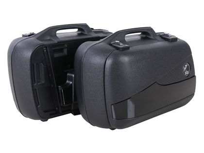 Hepco & Becker Junior Flash noir 30 (la paire) - noir Zijkoffer Universeel