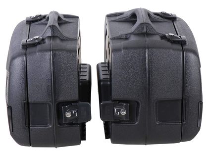 Hepco & Becker Junior Flash noir Enduro (30 L gauche / 40 L droite) - noir Zijkoffer Universeel