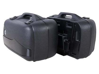 Hepco & Becker Junior Flash noir Enduro (30 L gauche / 40 L droite) - noir Zijkoffer Universeel