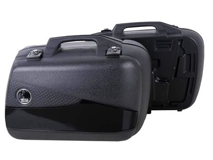 Hepco & Becker Junior Flash noir Enduro (30 L gauche / 40 L droite) - noir Zijkoffer Universeel