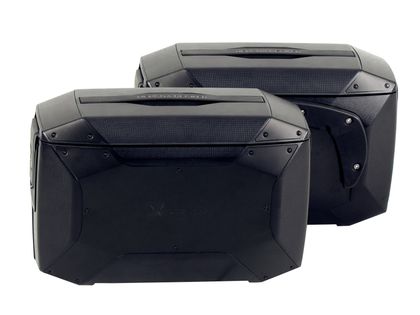 Hepco & Becker Xcore noir pour support C-Bow (la paire) - noir Zijkoffer Universeel