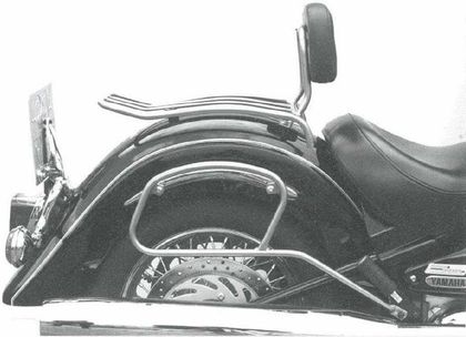 Porte Bagage Hepco & Becker Solorack avec dosseret - chrome