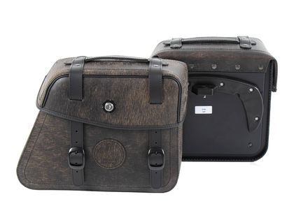 Hepco & Becker Kit complet Rugged 21 l pour support C-Bow - marron Satteltaschen Universell