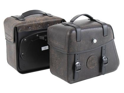 Hepco & Becker Kit complet Rugged 21 l pour support C-Bow - marron Satteltaschen Universell