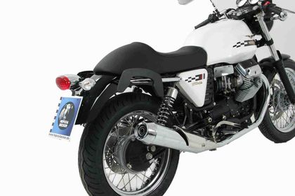 Hepco & Becker C-Bow - schwarz Seitenkofferhalterung Ref : HBE01500A / 630540 00 01 MOTO GUZZI 750 V7 CAFE - 2009 - 2011