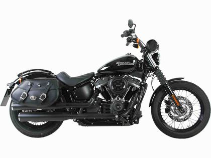 Hepco & Becker C-Bow - chroom Zijkoffersteun Ref: HBE01533A / 630728 00 02 HARLEY DAVIDSON 1745 SOFTAIL SLIM - 2018 - 2021