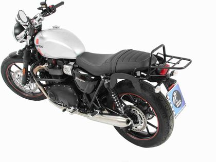 Hepco & Becker C-Bow - chrome Zijkoffersteun Ref: HBE01547A / 6307543 00 02 TRIUMPH 900 STREET TWIN 900 ABS - 2016 - 2022