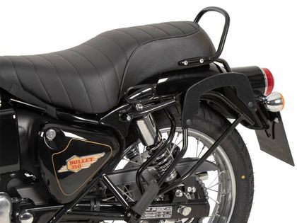 Support valises Hepco & Becker C-Bow - noir Ref : HBE01571A / 6307662 00 01 ROYAL ENFIELD 350 BULLET 350 - 2024 - 2025