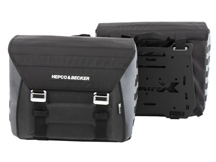 Hepco & Becker Kit complet Xtravel Basic pour support tubulaires - noir Satteltaschen Universell