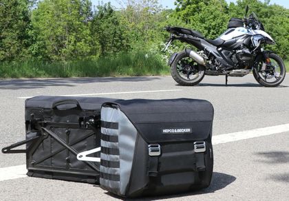 Sacoches cavalières Hepco & Becker Kit complet Xtravel Basic pour support Vario BMW - noir