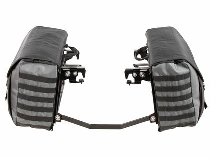 Sacoches cavalières Hepco & Becker Kit complet Xtravel Basic pour support Vario BMW - noir