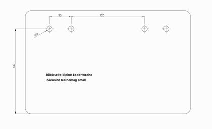 Sacoche Hepco & Becker porte outils Legacy - marron Universel