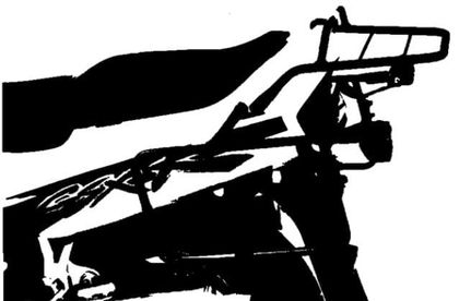 Support valises Hepco & Becker Tubulaire - noir