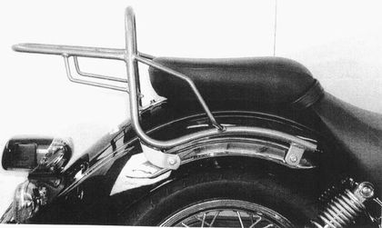 Support top case Hepco & Becker tubulaire - chrome