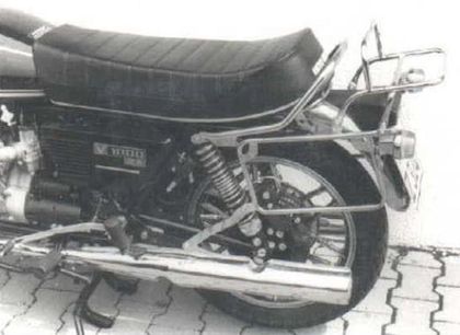 Support top case Hepco & Becker tubulaire complet avec support de valises latérales - chrome