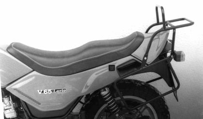Support top case Hepco & Becker avec support de valises latérales - noir Ref : HBE01871A / 650511 00 01 MOTO GUZZI 650 LARIO 650 - 1985 - 1988