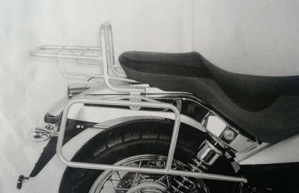 Hepco & Becker tubulaire - chrome Steun voor topkoffer