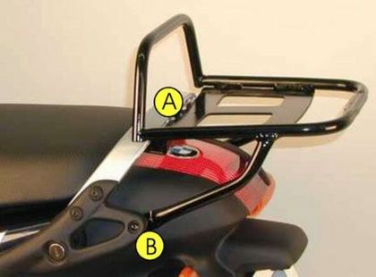 Support top case Hepco & Becker tubulaire - noir