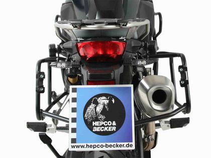 Support valises Hepco & Becker Lock-it - noir Ref : HBE01917A / 6506520 00 01 BMW 850 F 850 GS ADVENTURE ABS (0K01) - 2019 - 2023