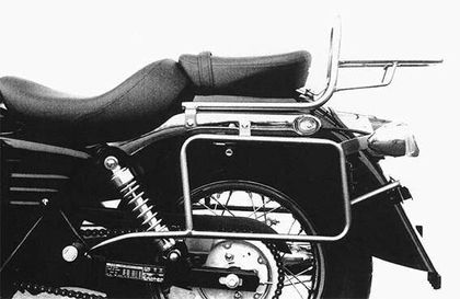 Support valises Hepco & Becker Tubulaire - chrome