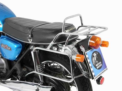 Support top case Hepco & Becker avec support de valises latérales - chrome