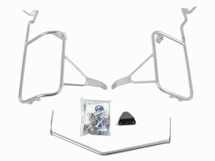 Hepco & Becker Cutout pour valises Xplorer 37/40 litres - Acier inoxydable Seitenkofferhalterung