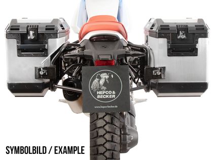 Valise Hepco & Becker Xplorer avec support Cutout - noir