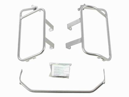 Support valises Hepco & Becker Cutout pour valises Xplorer 40/37 litres - Acier inoxydable