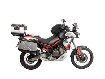 Valise Hepco & Becker Kit complet Xplore avec support Cutout - noir/argent