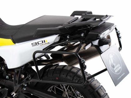 Support valises Hepco & Becker Tubulaire - noir