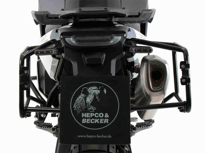 Support valises Hepco & Becker Tubulaire - noir