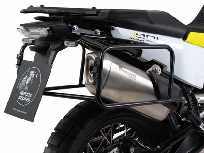 Support valises Hepco & Becker Tubulaire - noir