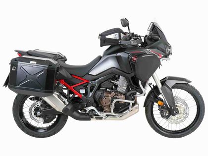 Hepco & Becker Tubular - black Side case holder Ref : HBE02126A / 6539521 00 01 HONDA 1100 CRF 1100 L AFRICA TWIN ABS - 2020 - 2021