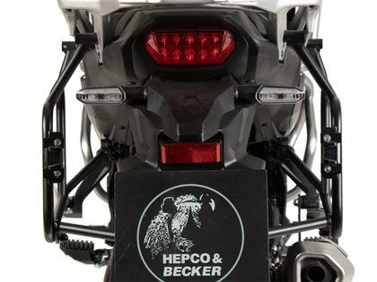 Support valises Hepco & Becker Tubulaire - noir