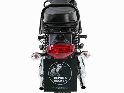 Support top case Hepco & Becker tubulaire - noir