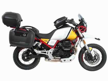 Support top case Hepco & Becker Alurack - pour combinaison avec le porte bagage d'origine - noir