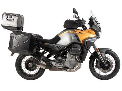 Support top case Hepco & Becker Alurack - pour combinaison avec le porte bagage d'origine - noir