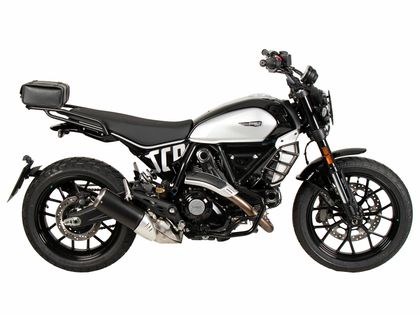 Porte Bagage Hepco & Becker tubulaire - noir Ref : HBE02186A / 6587653 01 01 DUCATI 800 SCRAMBLER 800 ICON - 2023 - 2025
