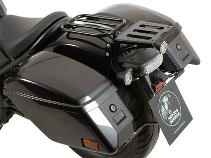 Porte Bagage Hepco & Becker Minirack - noir Ref : HBE02202A / 6609557 01 01 HONDA 1100 CMX 1100 REBEL - 2025